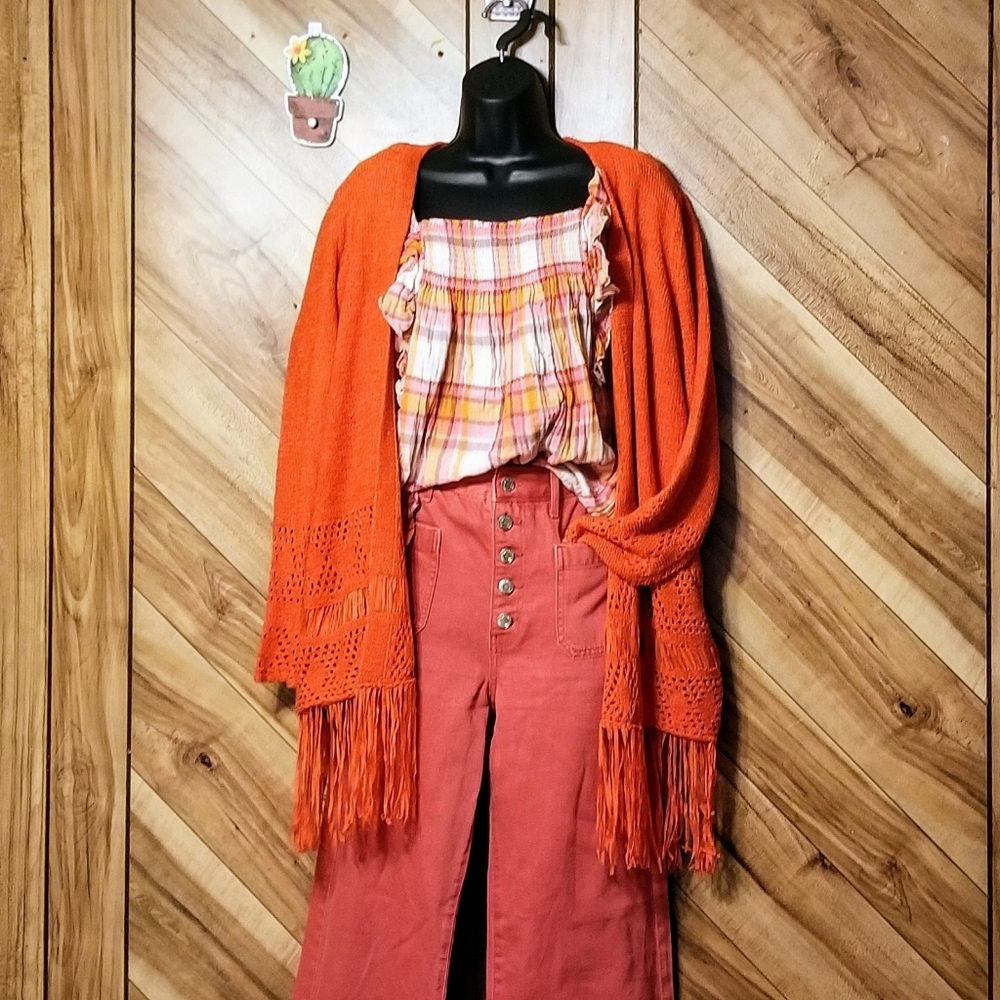 FREE PEOPLE We The Free Siena Plaid Pullover - Picture 14 of 14